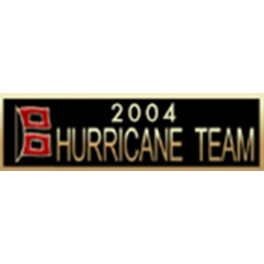 Blackinton 2004 Hurricane Team Commendation Bar A11107 (3/8")