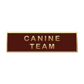 Blackinton Canine Team Recognition Bar A11177-B (3/8")