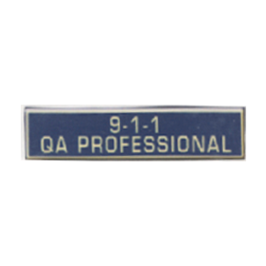 Blackinton 9-1-1 QA Professional Commendation Bar A12095 (5/16")