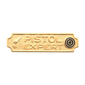 Blackinton Pistol Expert Marksmanship Bar A7025-B