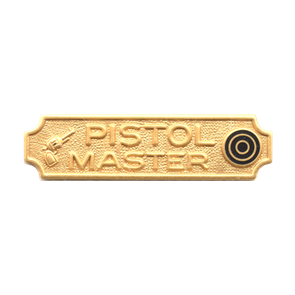 Blackinton Pistol Master Marksmanship Bar A7025-C