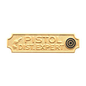 Blackinton Pistol Dist. Expert Marksmanship Bar A7025-D