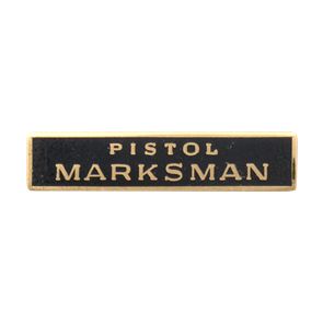 Blackinton Pistol Marksman Marksmanship Bar A7099-C (1-1/2" x 5/16")