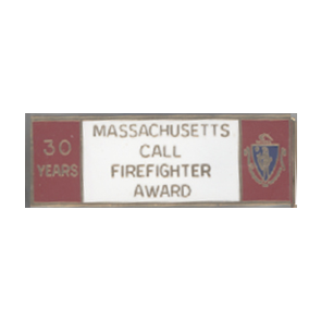 Blackinton Massachusetts 30 Year Call Firefighter Award A9846-B