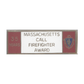 Blackinton Massachusetts 35 Year Call Firefighter Award A9846-C