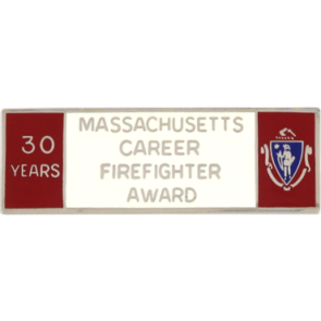 Blackinton Massachusetts 30 Year Career Firefighter Award A9847-B