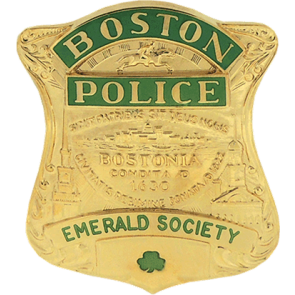 Blackinton Boston MA Police Badge B1283 (Small Version)