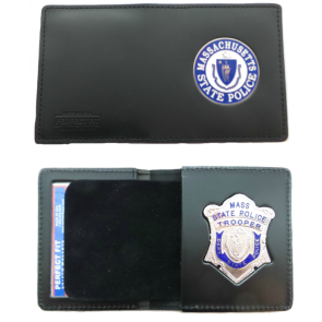 Mass State Police-Perfect Fit Recessed Single ID Case - Duty Leather 