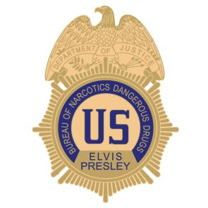 Elvis Presley Badge