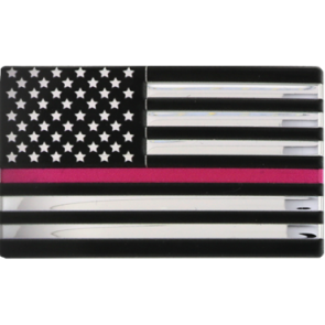 Blackinton FLX1776-TPL Metallic Thin Pink Line Flag (Individual)