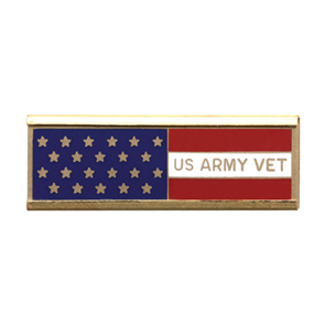 Blackinton American Flag Army Vet Commendation Bar