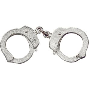 Blackinton Hand Cuffs Tie Tac-Nickel
