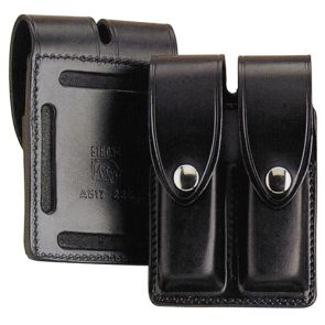 Strong Leather Double Magazine Pouch Model A517